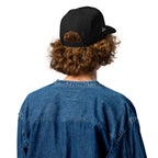 Embroidered Snapback Cap with Birdie Blessed Side Text