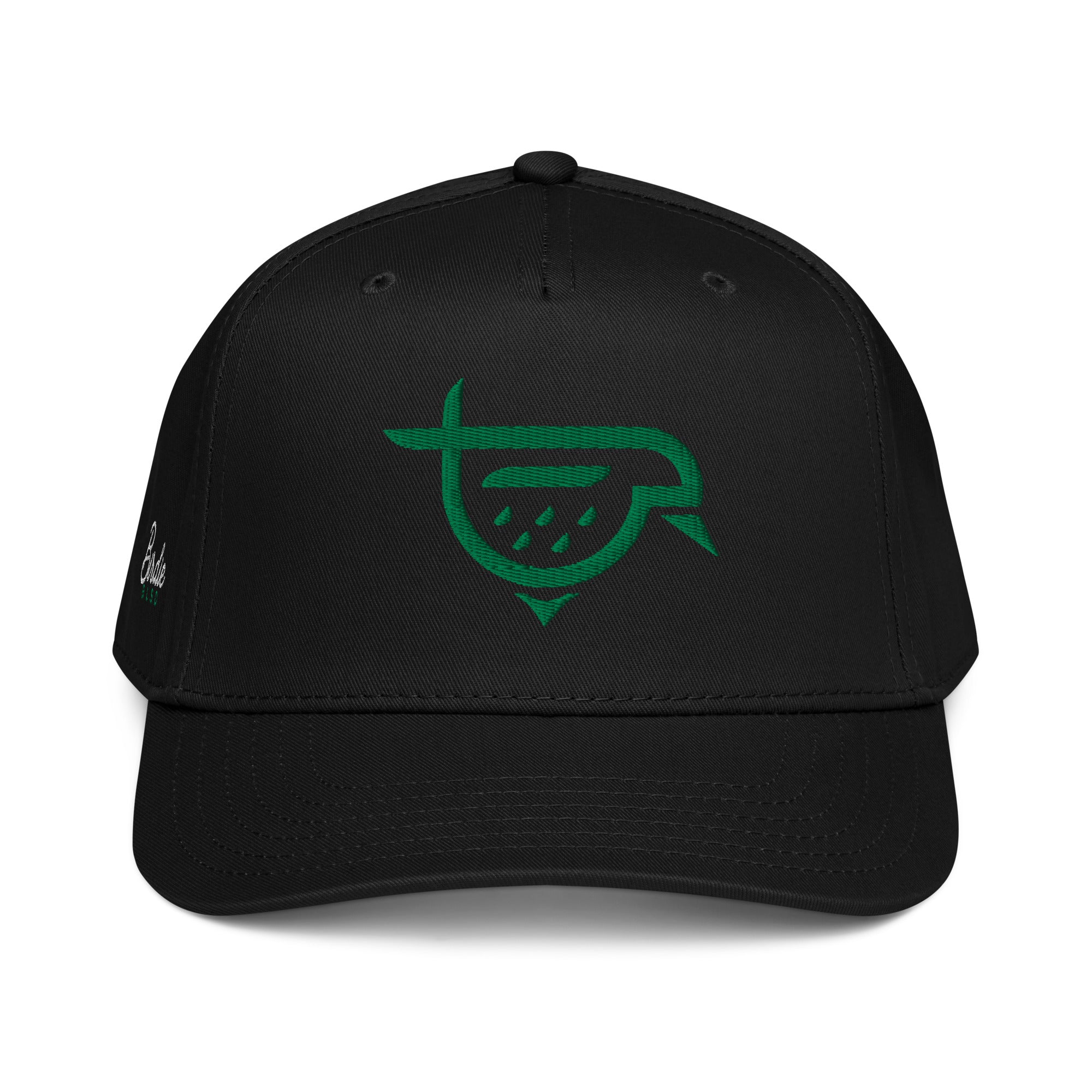 Embroidered Snapback Cap with Birdie Blessed Side Text