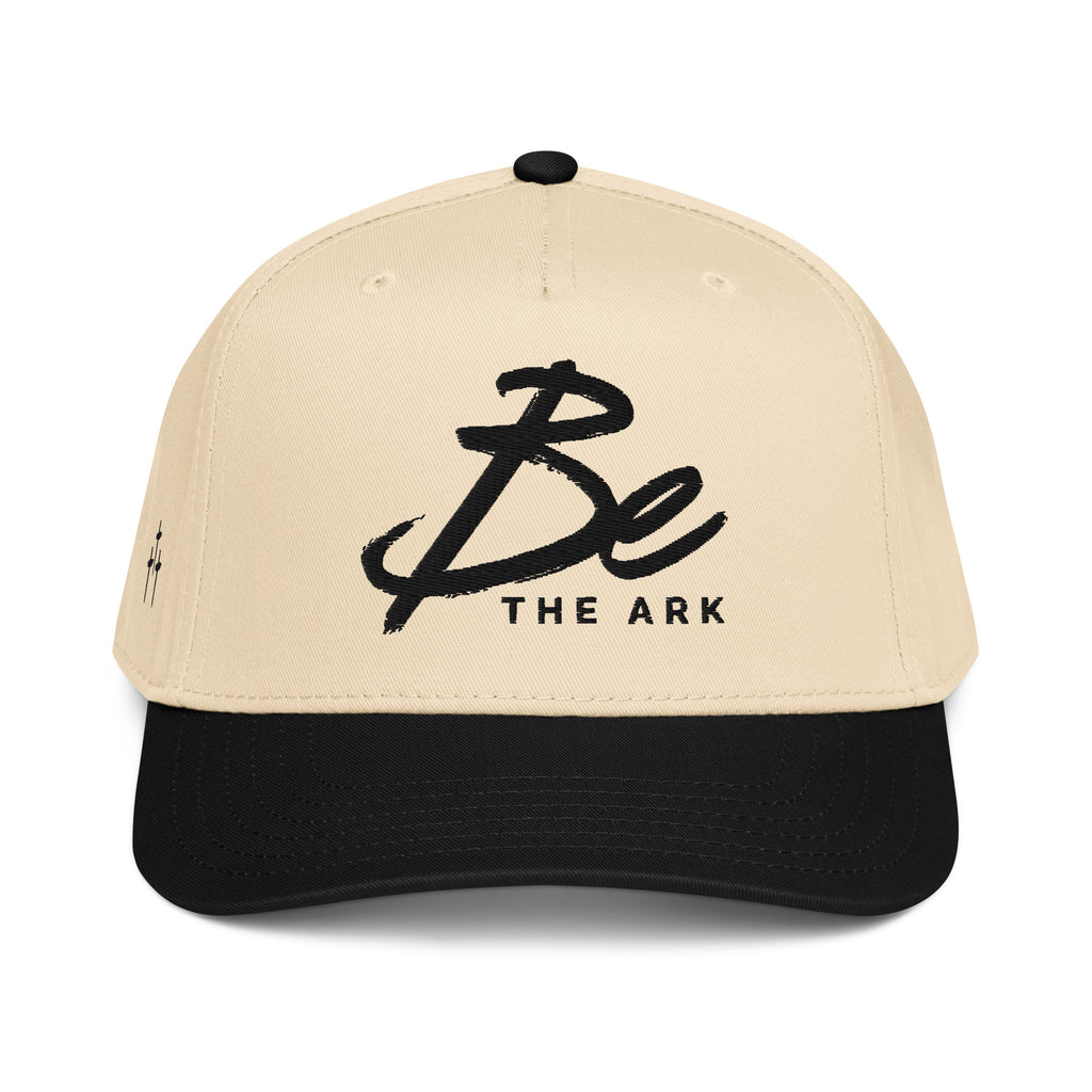 Be The Ark Baseball Cap | Natural/Black 5-Panel with Side Logo