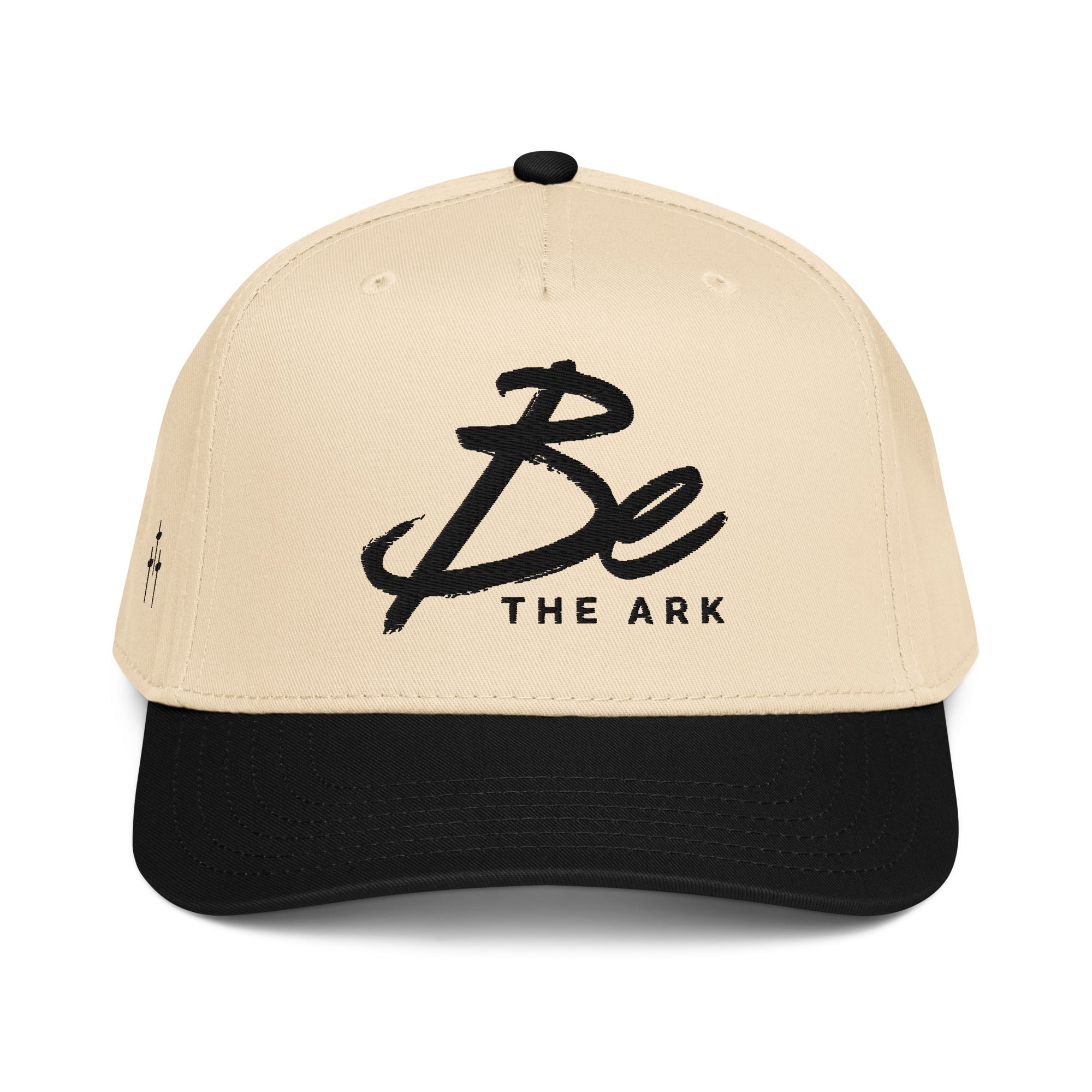 Be The Ark Baseball Cap | Natural/Black 5-Panel with Side Logo