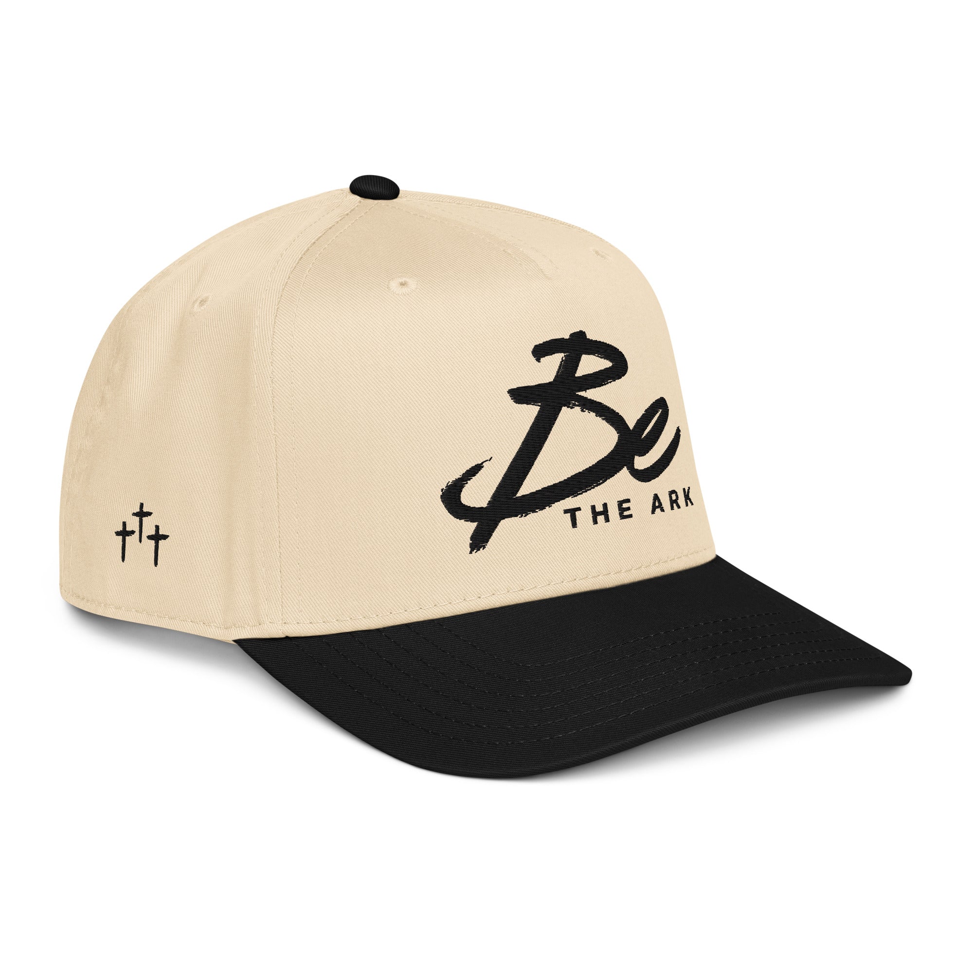 Be The Ark Baseball Cap | Natural/Black 5-Panel with Side Logo