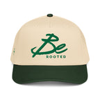 Be Rooted Baseball Cap | Natural/Black 5-Panel with Side Logo