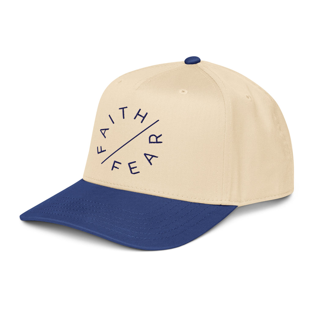 Faith Over Fear Embroidered Snapback Cap