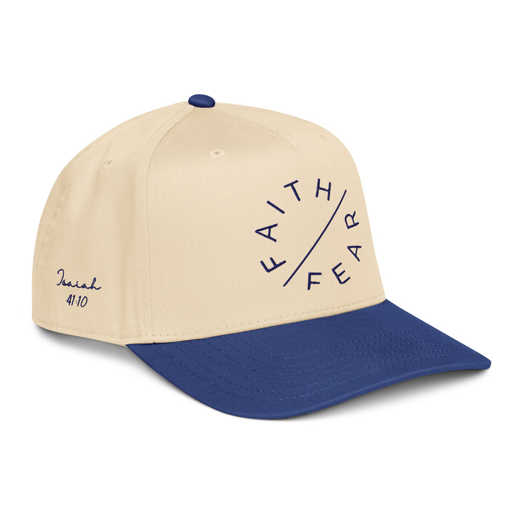 Faith Over Fear Embroidered Snapback Cap