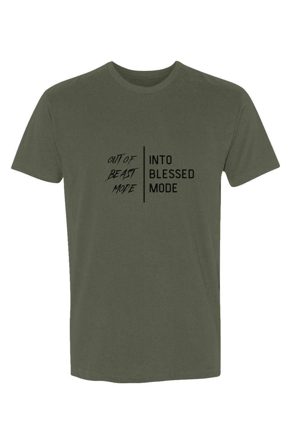 Men's Sueded T-Shirt - Beast Mode - Blessed Mode P