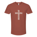Men's Premium Cotton T-Shirt Tee - John 3:16 Print