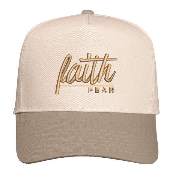 Faith Over Fear Women's Snapback | Two-Tone 5-Panel Hat