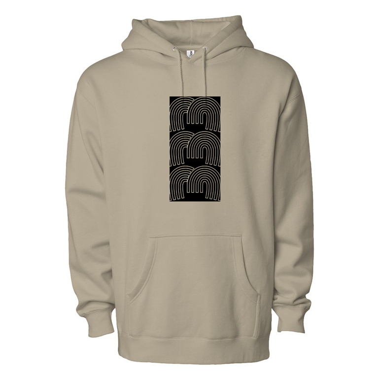 Men's Heavyweight Pullover Hoodie - 333 Print