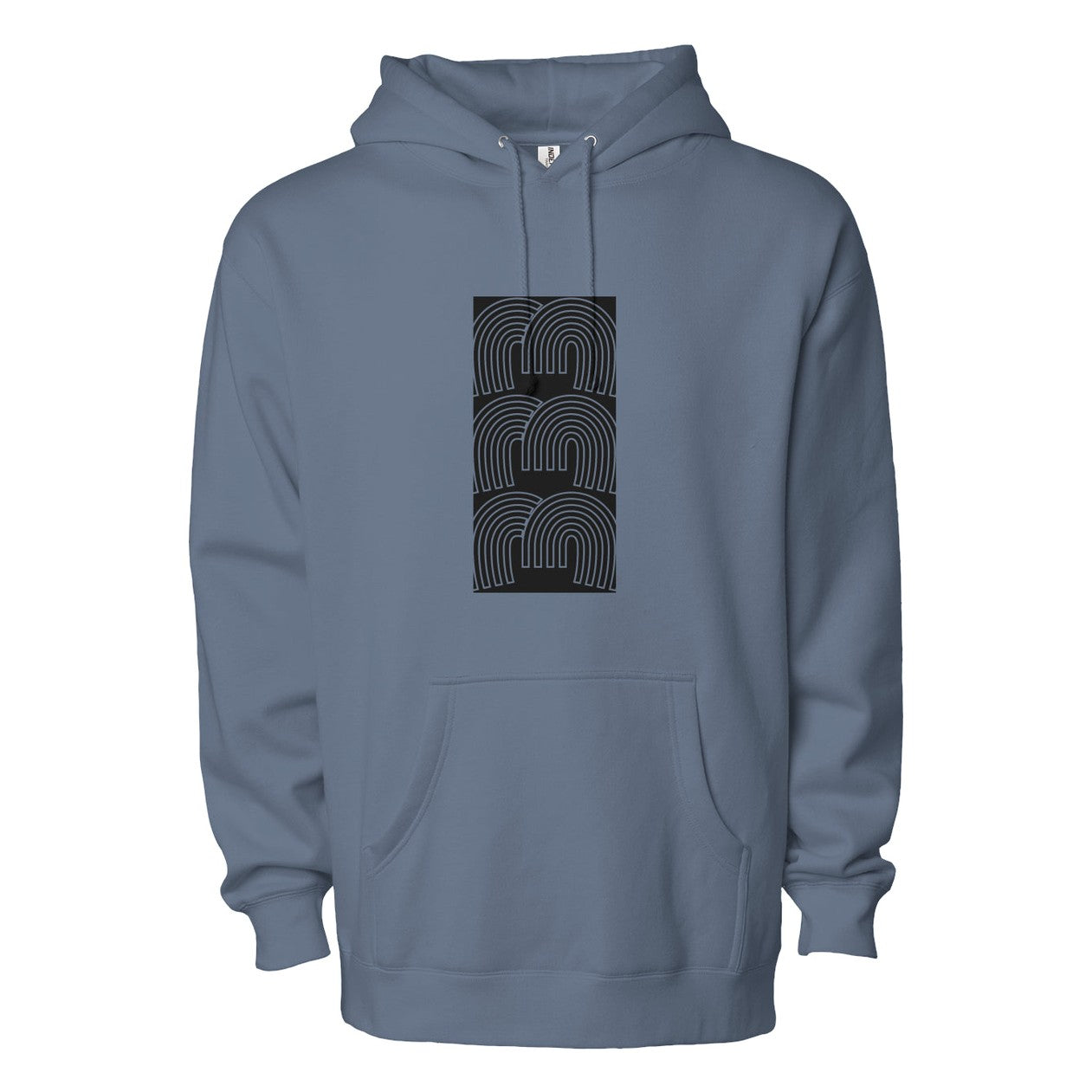 333 Men's independent heavyweight pullover hoodie