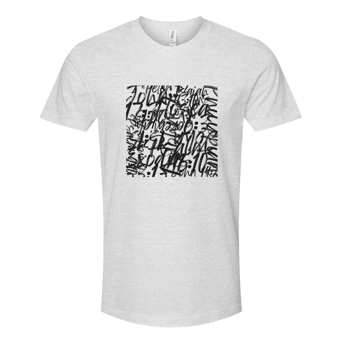 Men Crew Neck T Shirt with Front Graphic Print Short Sleeve