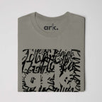 Men Crew Neck T Shirt with Front Graphic Print Short Sleeve