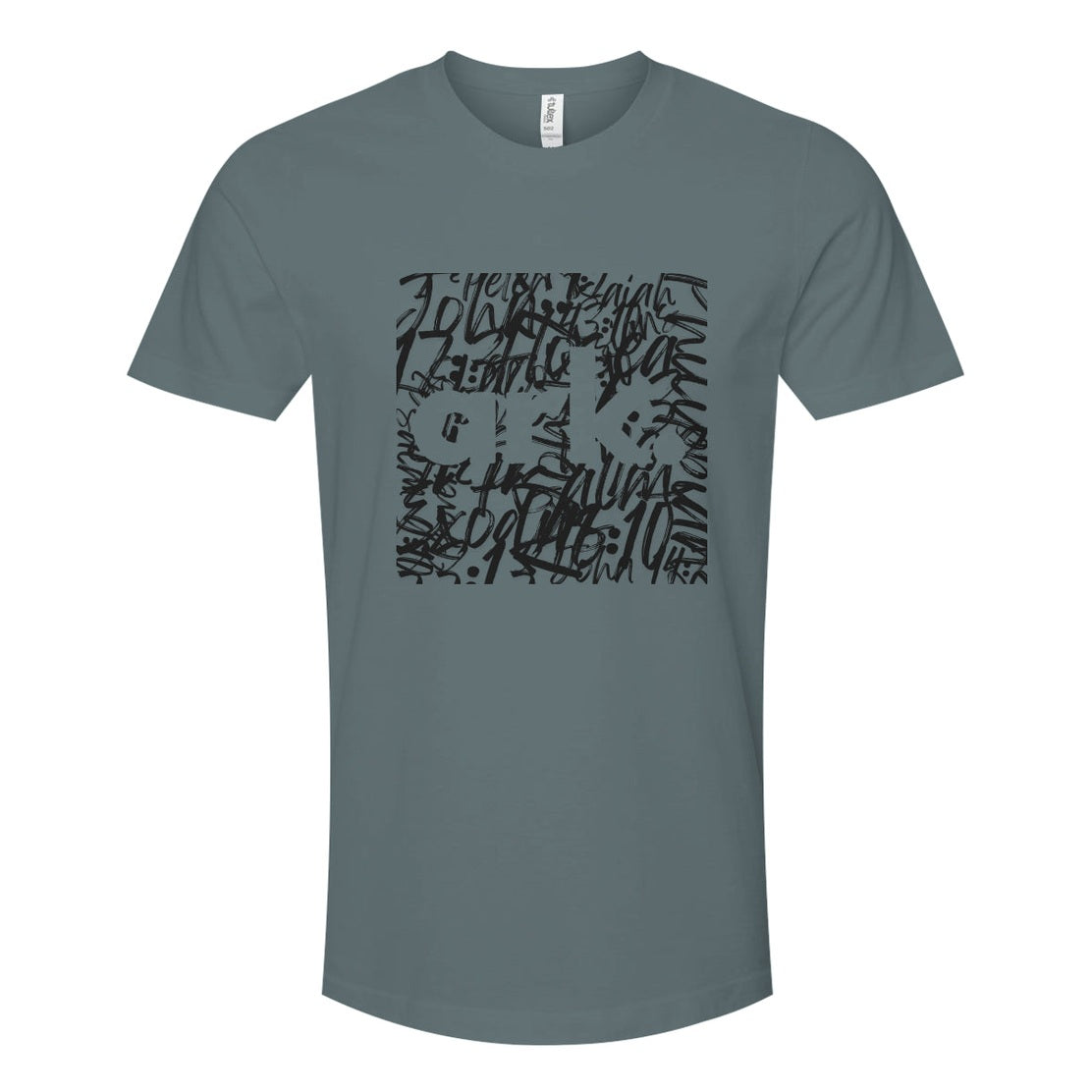 Men's Premium Cotton T-Shirt - Verse Collage w/Ark