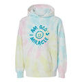 Youth Tie Dye Pullover Hoodie with I Am God’s Miracle Front Print