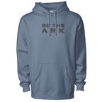 Men’s Pullover Hoodie with Be The Ark Front Embroidery