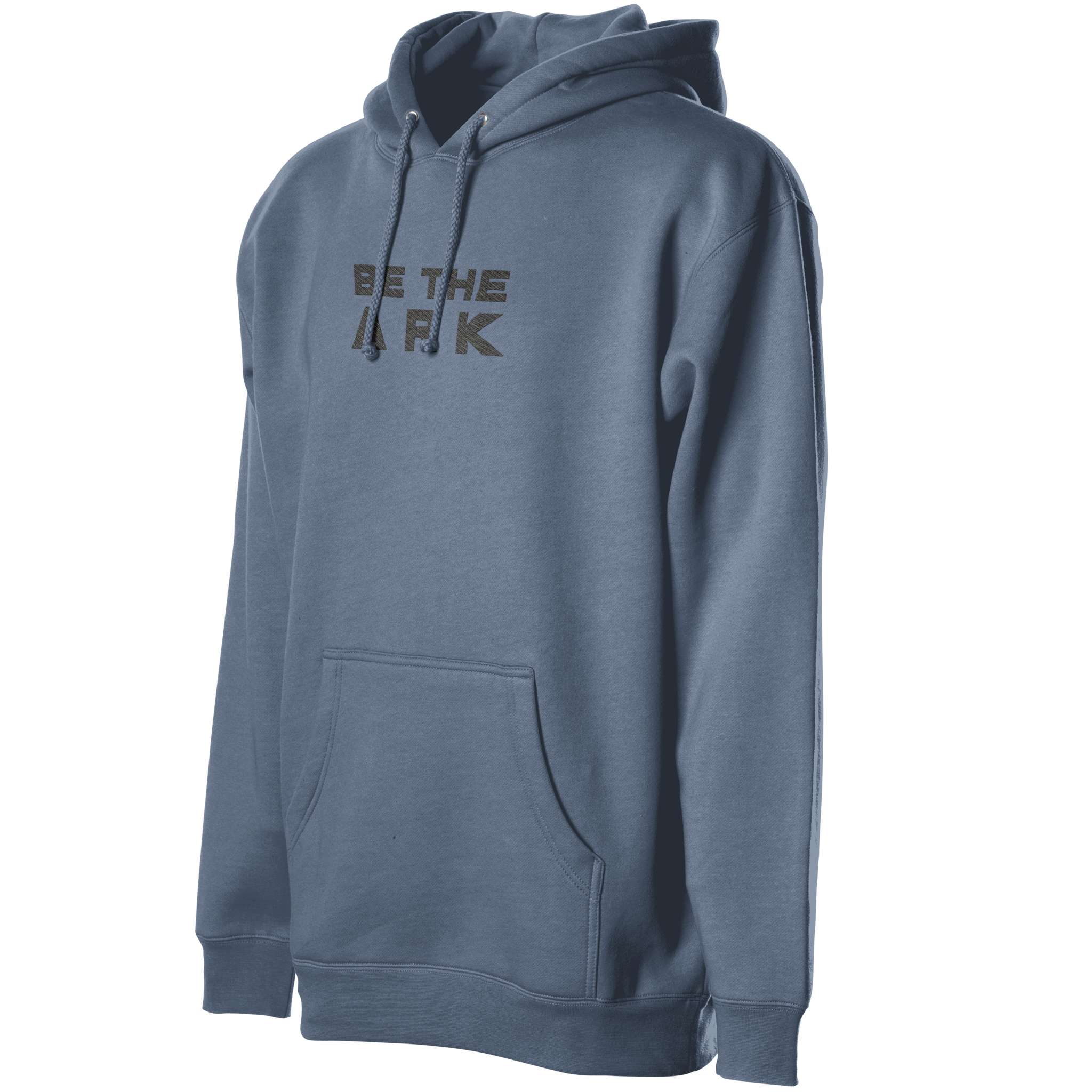 Men’s Pullover Hoodie with Be The Ark Front Embroidery