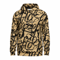 Men’s All-Over Print Hoodie with Bible Verse Text Design Pullover