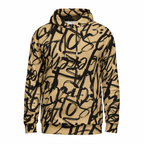 Men’s All-Over Print Hoodie with Bible Verse Text Design Pullover