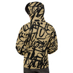 Men’s All-Over Print Hoodie with Bible Verse Text Design Pullover
