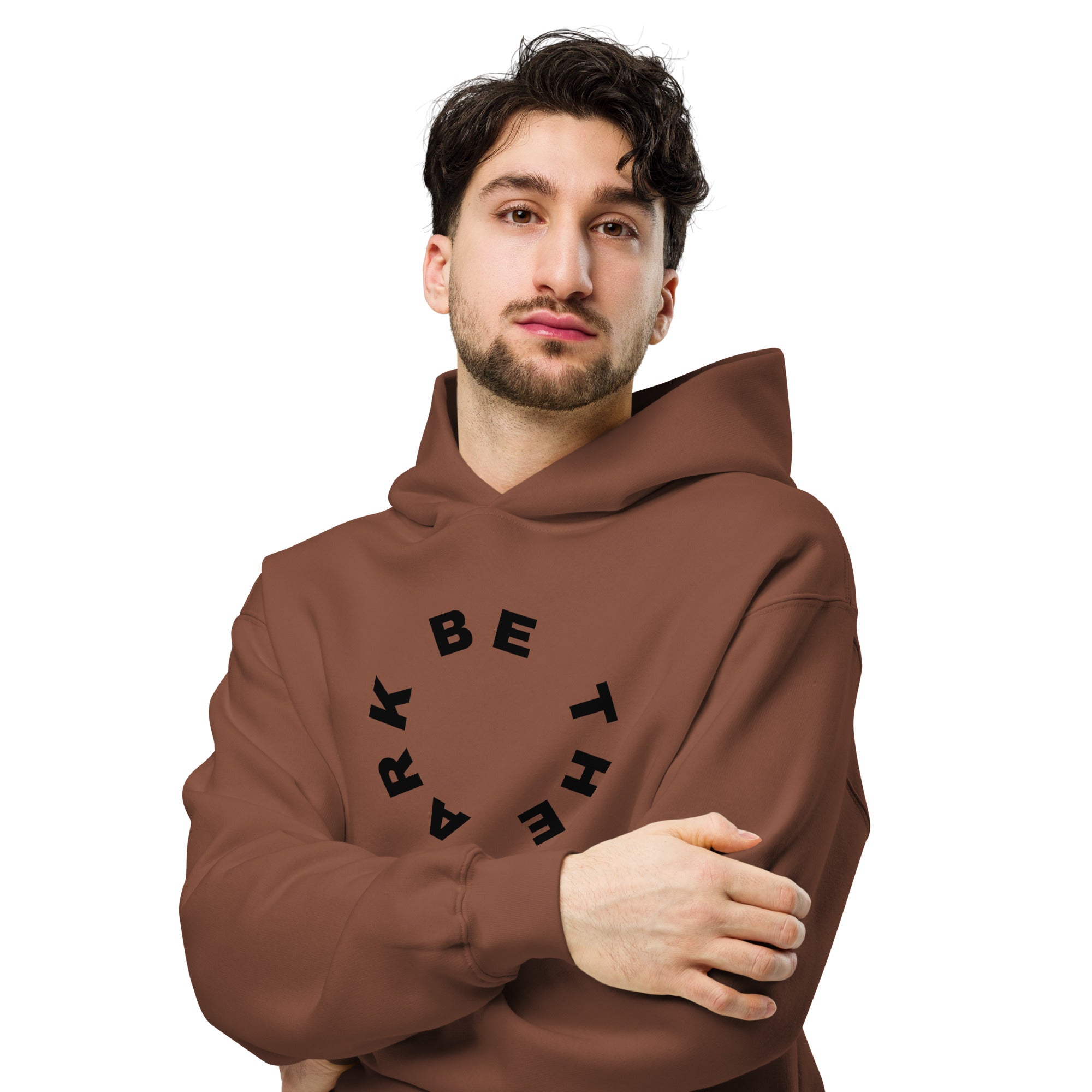 Men's Oversized Pullover Hoodie - BE The Ark Noah's Ark Print - Various Colors Christian Faith Sweatshirt