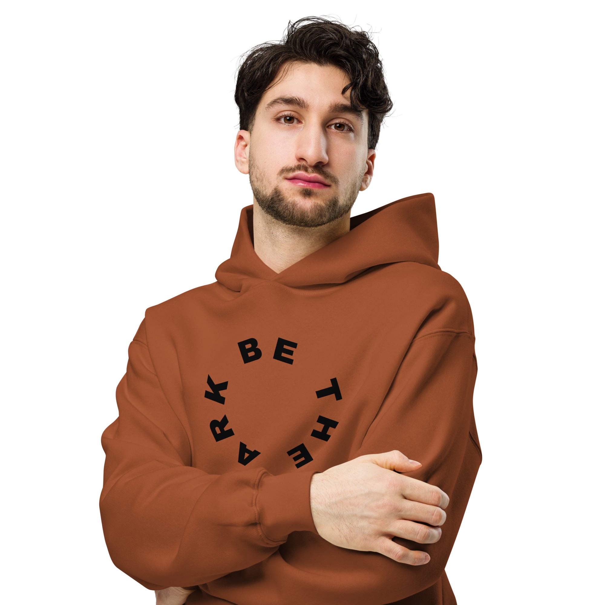 Men's Oversized Pullover Hoodie - BE The Ark Noah's Ark Print - Various Colors Christian Faith Sweatshirt