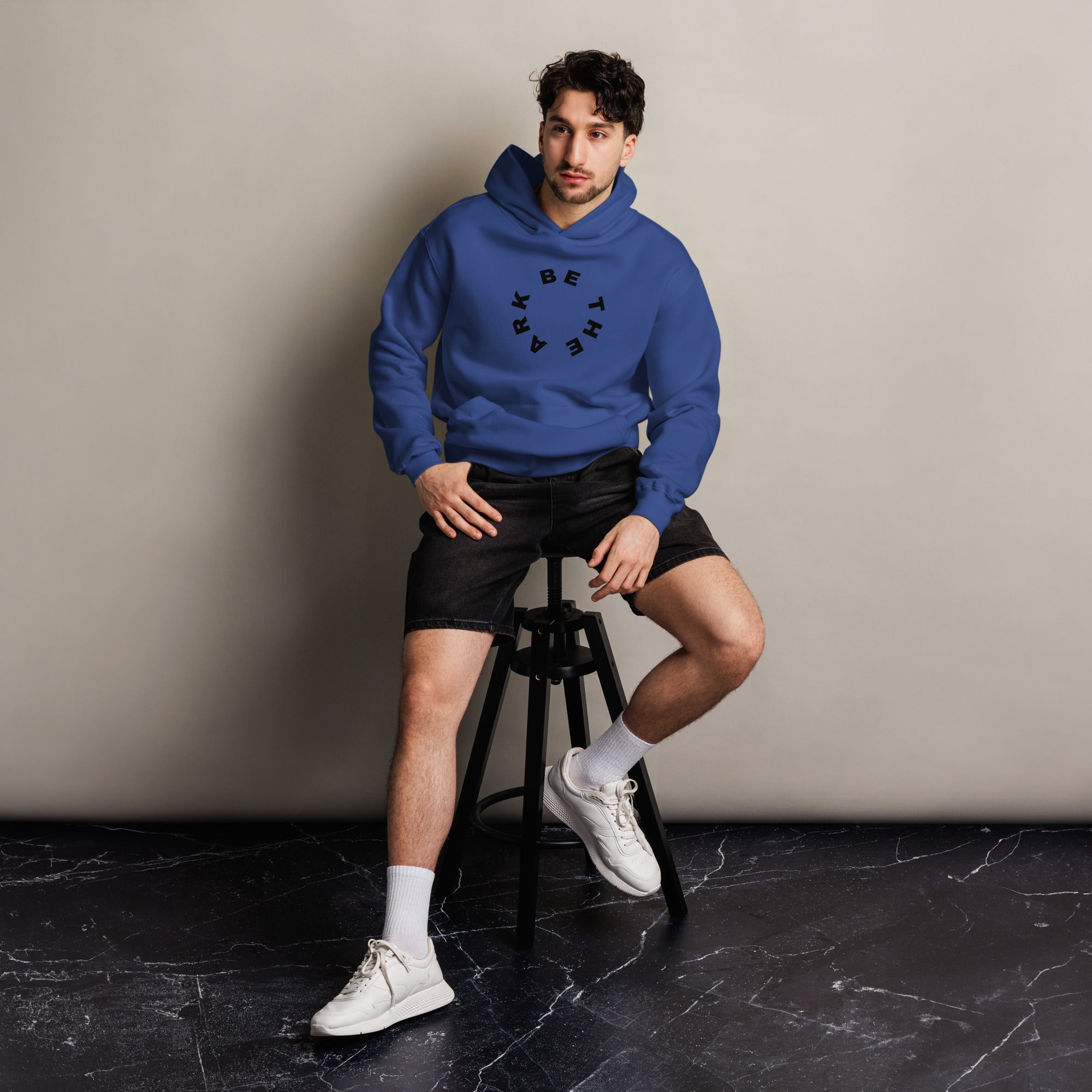 Men's Oversized Pullover Hoodie - BE The Ark Noah's Ark Print - Various Colors Christian Faith Sweatshirt