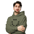 Men's Oversized Pullover Hoodie - BE The Ark Noah's Ark Print - Various Colors Christian Faith Sweatshirt