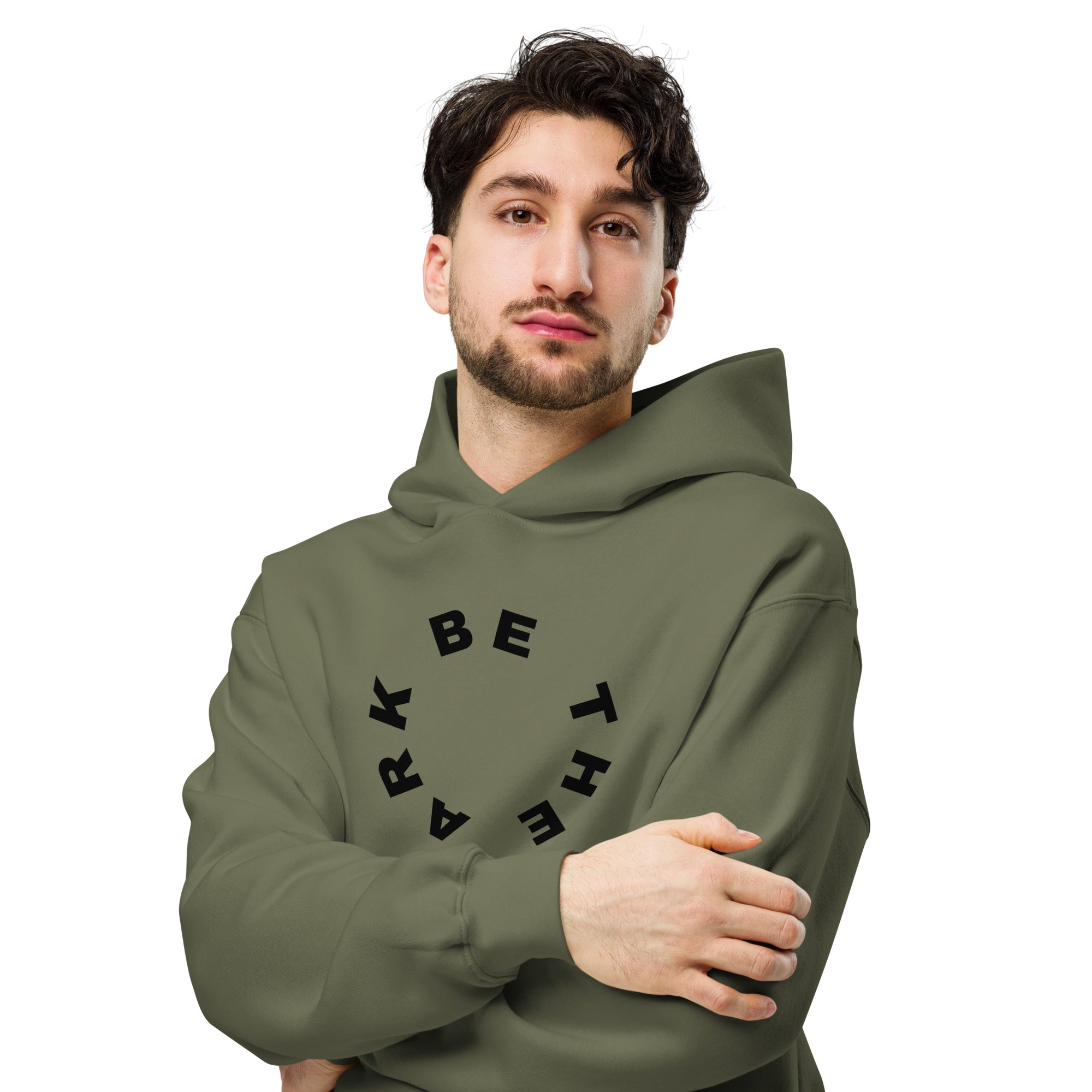 Men's Oversized Pullover Hoodie - BE The Ark Noah's Ark Print - Various Colors Christian Faith Sweatshirt