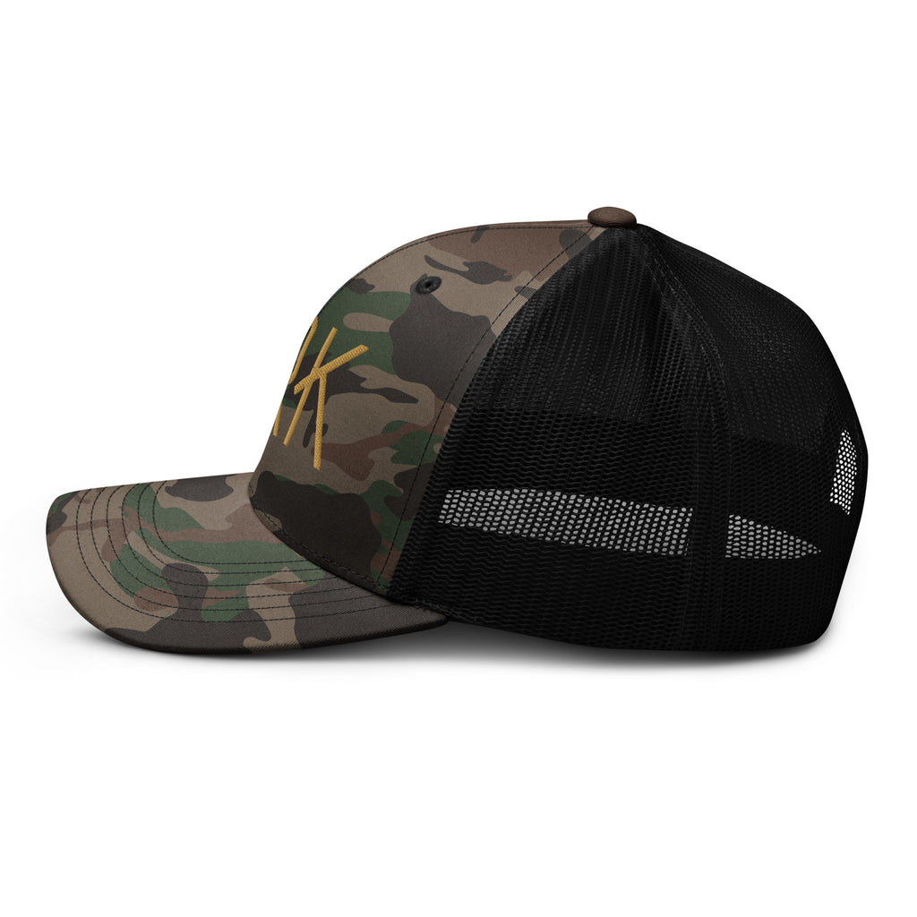 Ark Camo Trucker Hat | 3D Embroidered Otto Cap