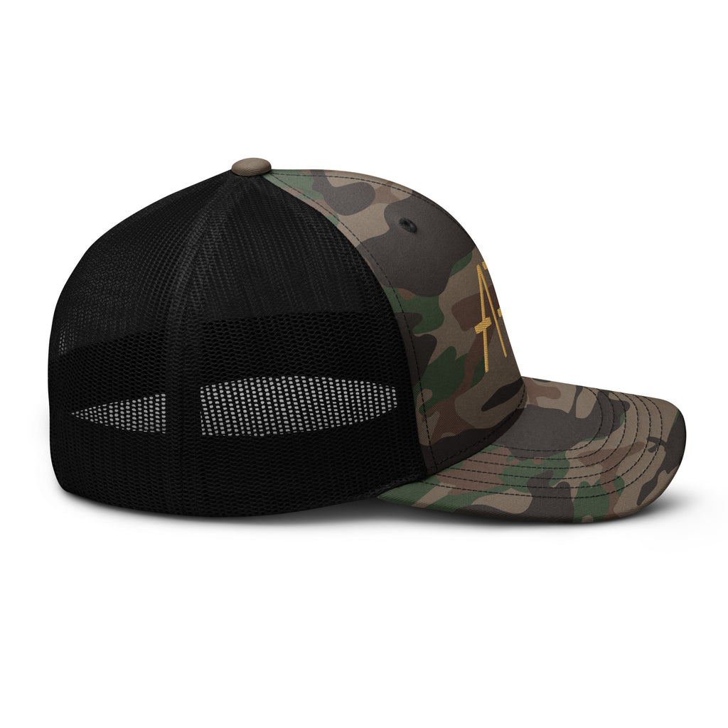 Ark Camo Trucker Hat | 3D Embroidered Otto Cap