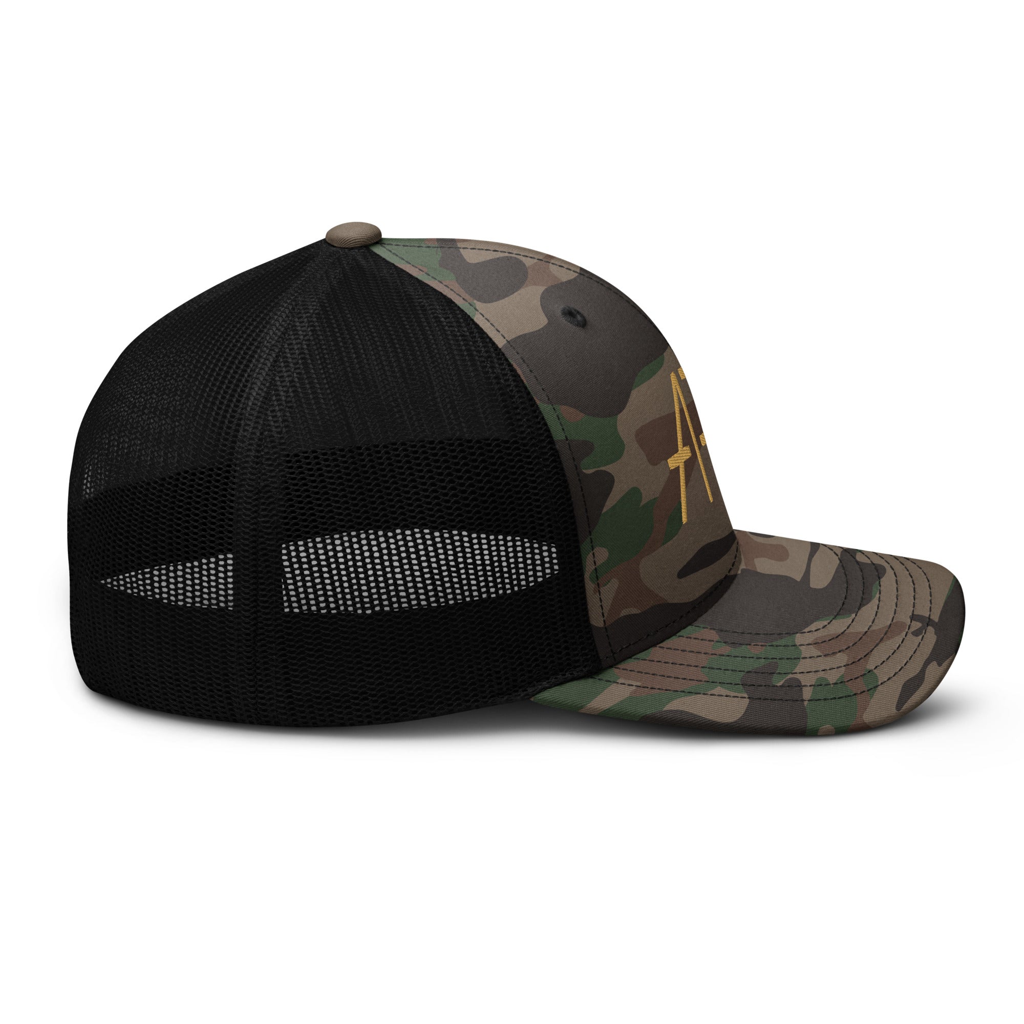 Ark Camo Trucker Hat | 3D Embroidered Otto Cap