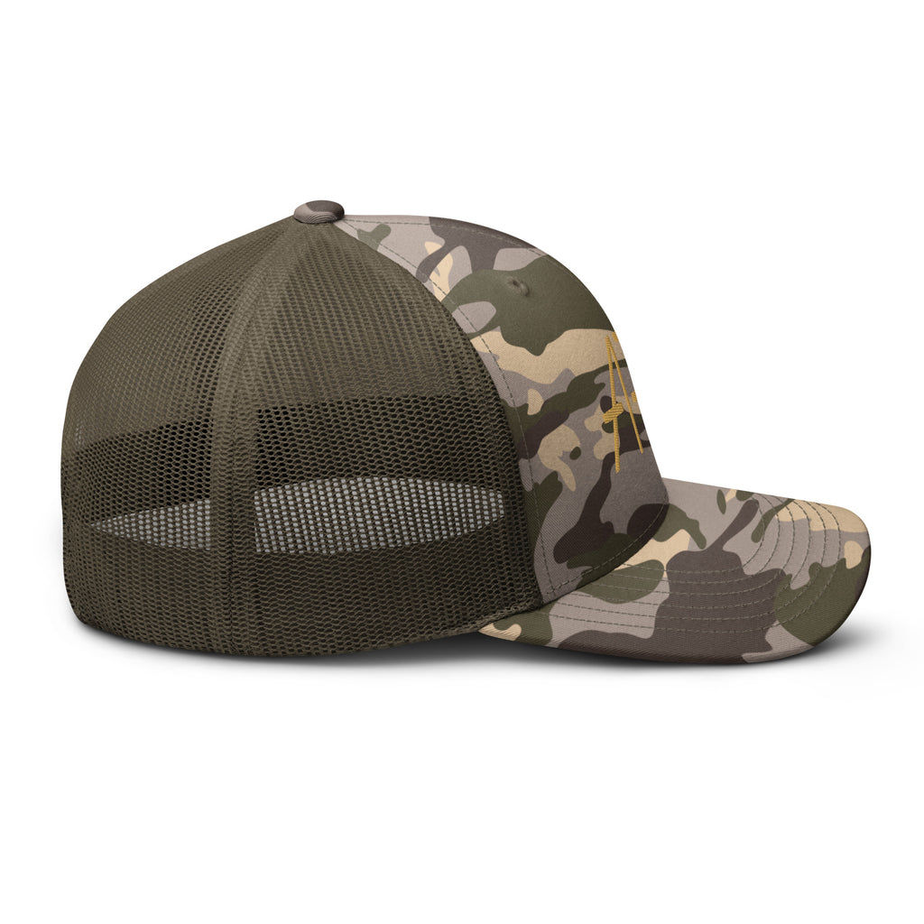 Ark Camo Trucker Hat | 3D Embroidered Otto Cap