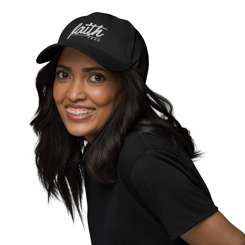 Faith Over Fear Embroidered Cotton Cap