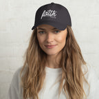 Faith Over Fear Embroidered Cotton Cap