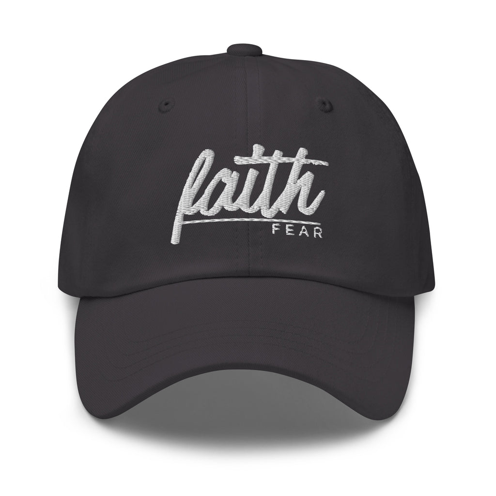 Faith Over Fear Embroidered Cotton Cap