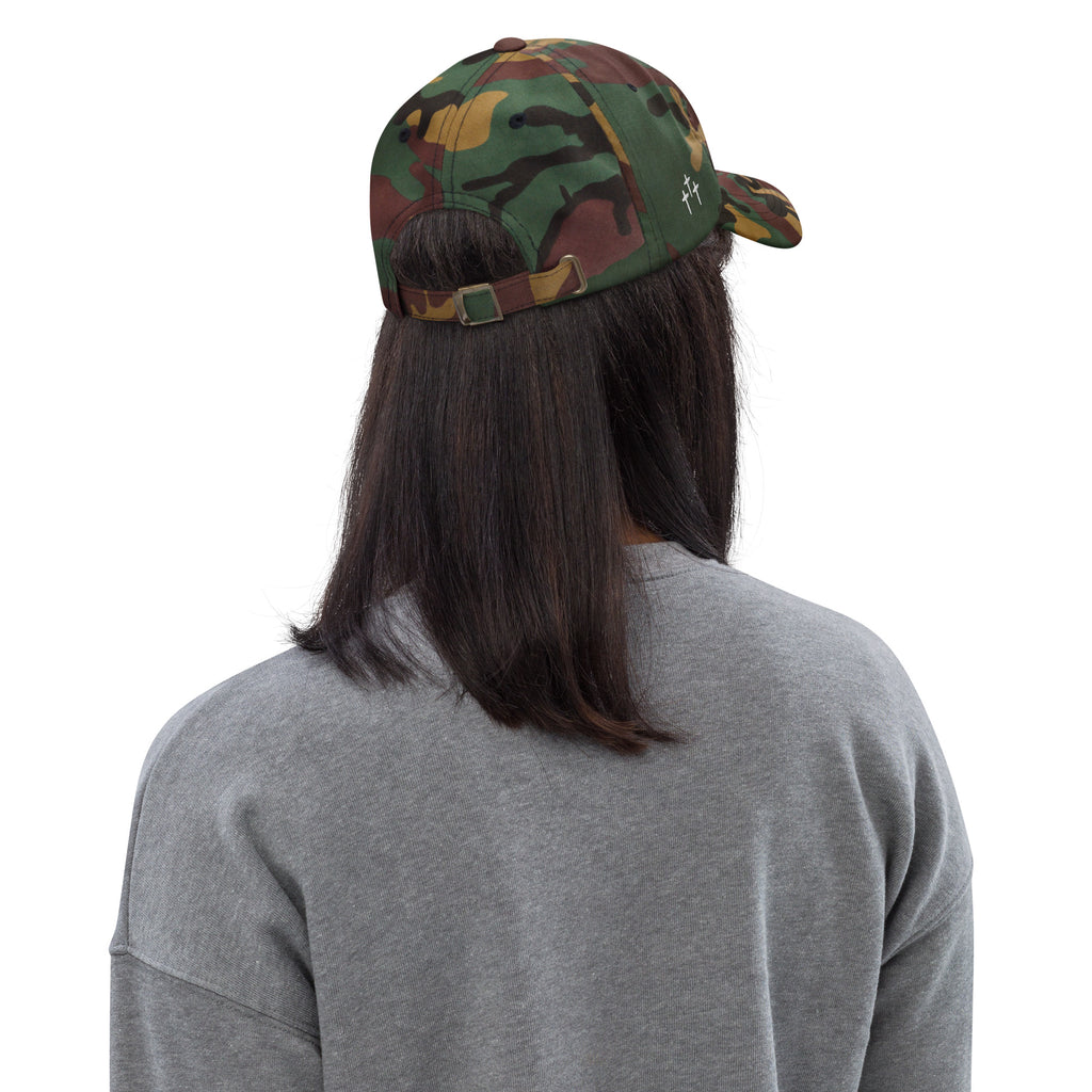 Faith Over Fear Embroidered Cotton Cap