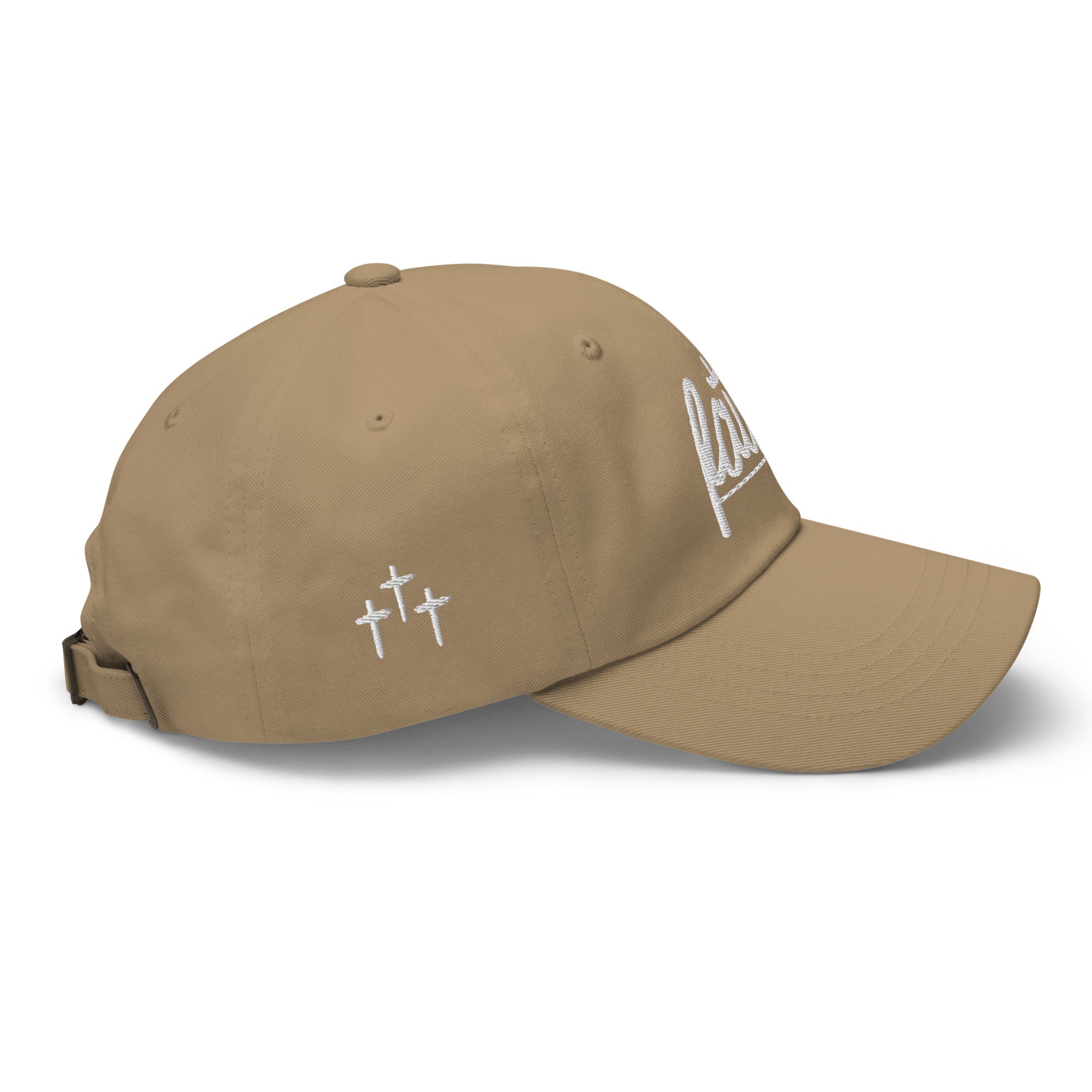 Faith Over Fear Embroidered Cotton Cap