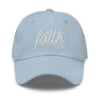 Faith Over Fear Embroidered Cotton Cap