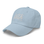 Faith Over Fear Embroidered Cotton Cap