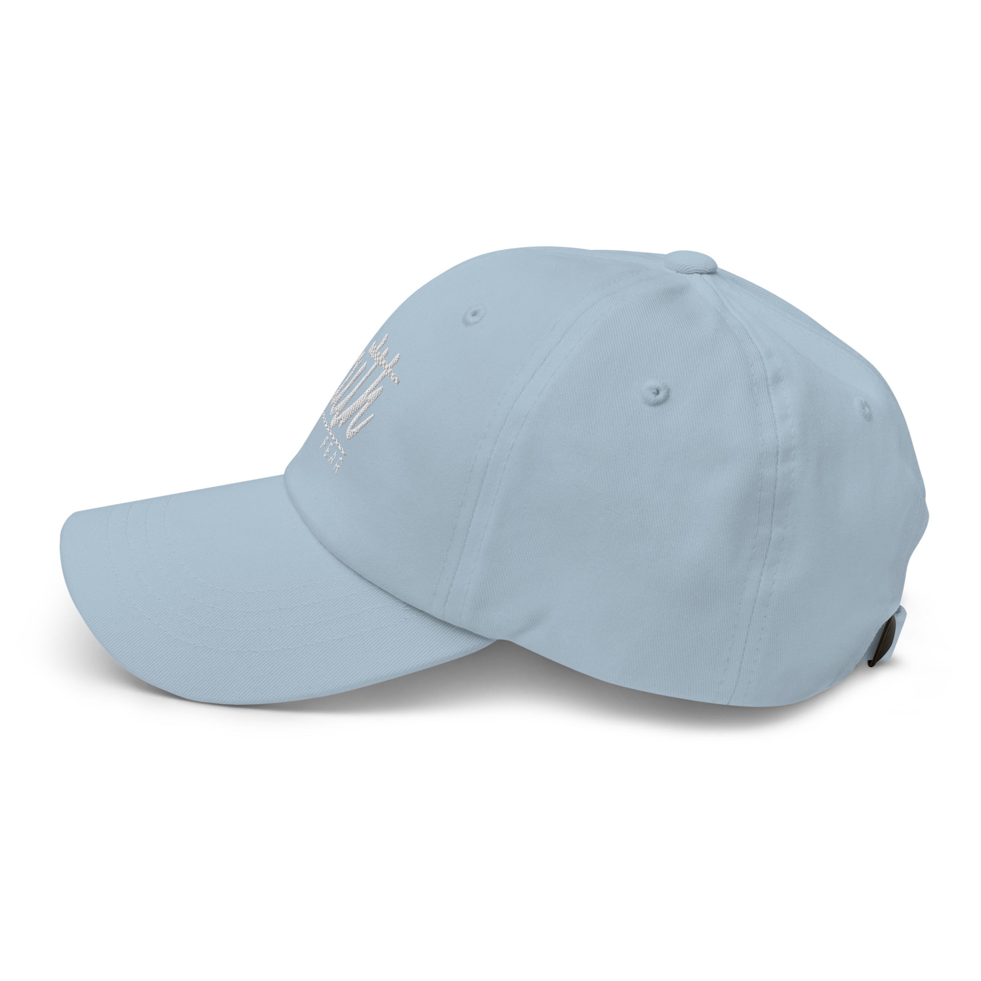 Faith Over Fear Embroidered Cotton Cap