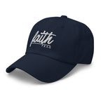 Faith Over Fear Embroidered Cotton Cap