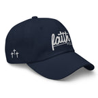 Faith Over Fear Embroidered Cotton Cap