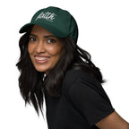 Faith Over Fear Embroidered Cotton Cap
