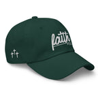 Faith Over Fear Embroidered Cotton Cap