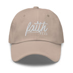 Faith Over Fear Embroidered Cotton Cap