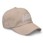 Faith Over Fear Embroidered Cotton Cap