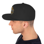 Grateful Ark Crest Snapback | Premium All Black Wool Blend