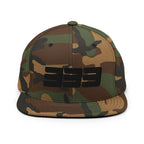 333 3D Snapback Hat | Premium Wool Blend Flat Brim