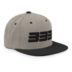 333 3D Snapback Hat | Premium Wool Blend Flat Brim