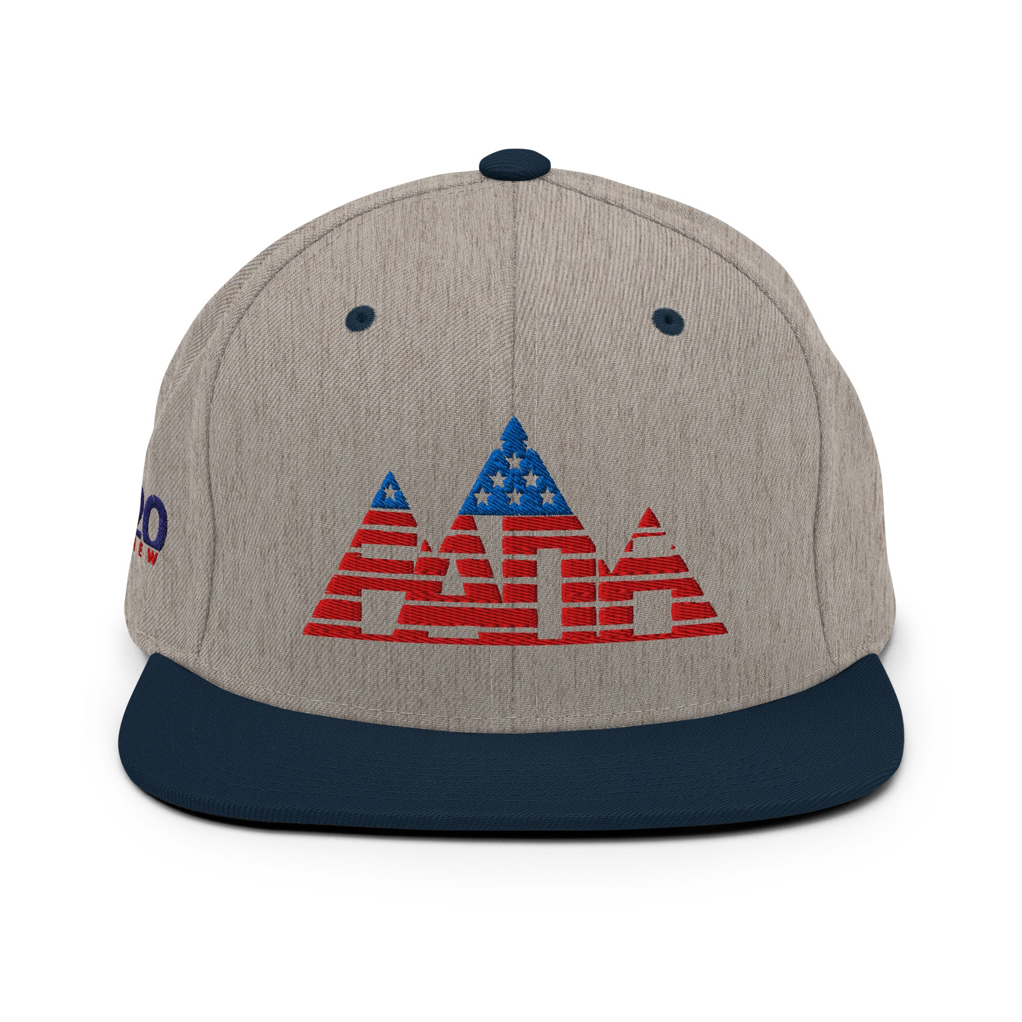 Faith Mountain Classic Snapback | Premium Wool Blend Flat Brim