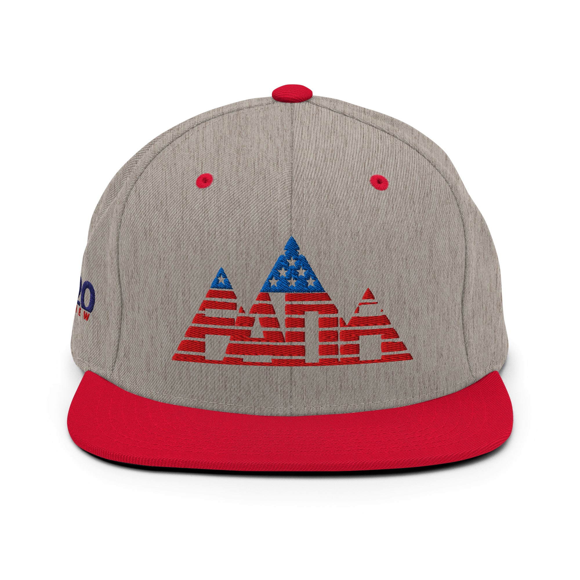 Faith Mountain Classic Snapback | Premium Wool Blend Flat Brim